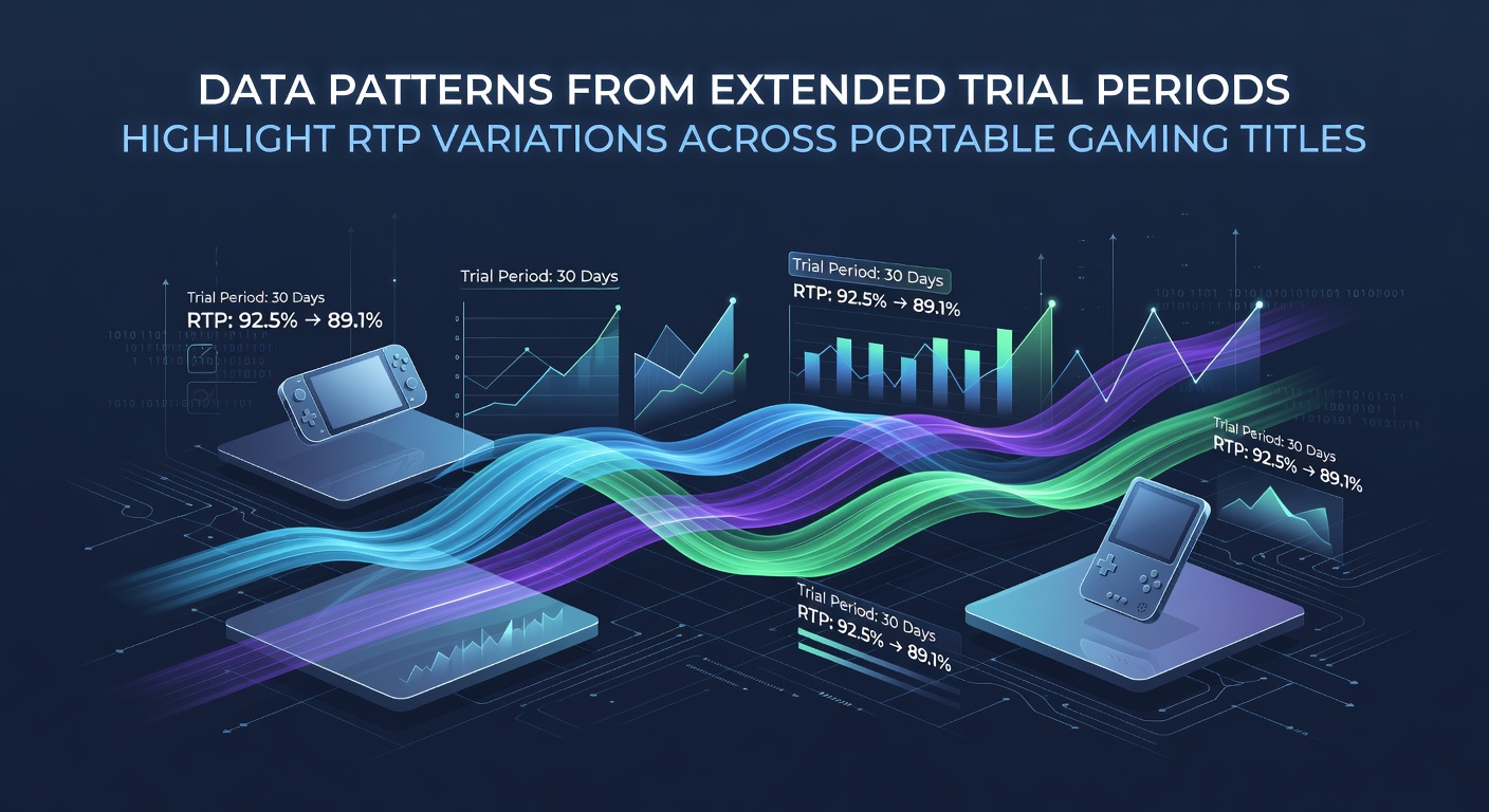 Charts displaying RTP fluctuations observed during extended mobile slot trial sessions across multiple game titles