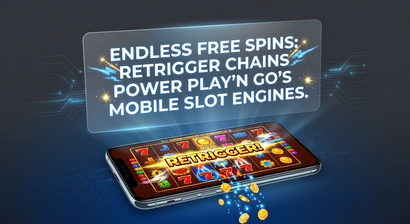 Close-up of a Play'n GO slot bonus meter overflowing during a retrigger chain, showing stacked multipliers and extra spins accumulating on a mobile device display