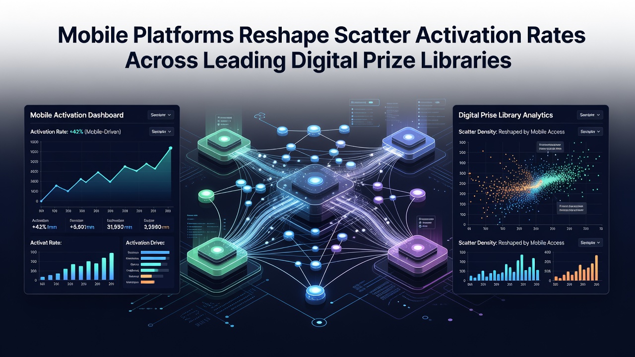 Analytics dashboard displaying scatter activation rate comparisons between mobile and desktop platforms
