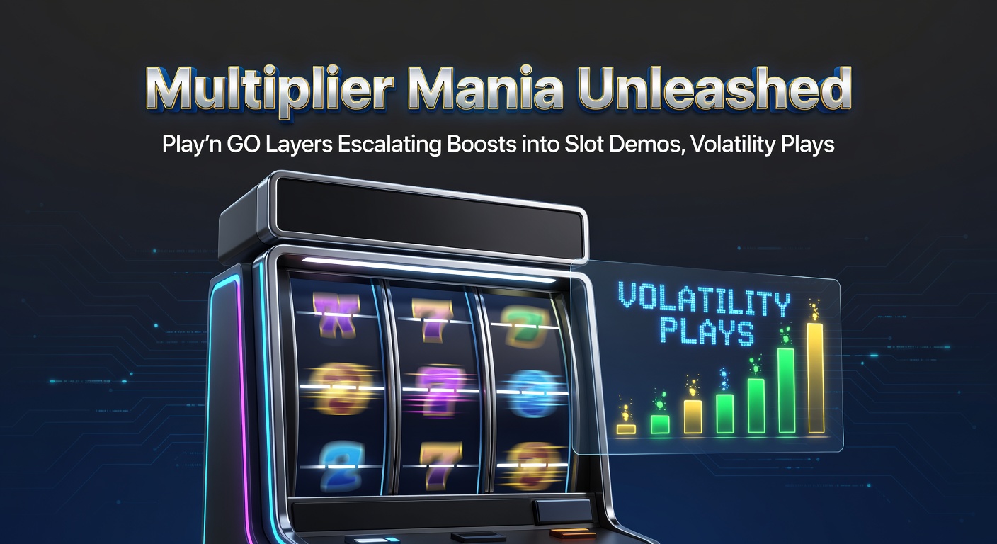 Dynamic Play'n GO multiplier explosion on a slot grid, with glowing boosts stacking toward a jackpot trigger amid high-volatility symbols