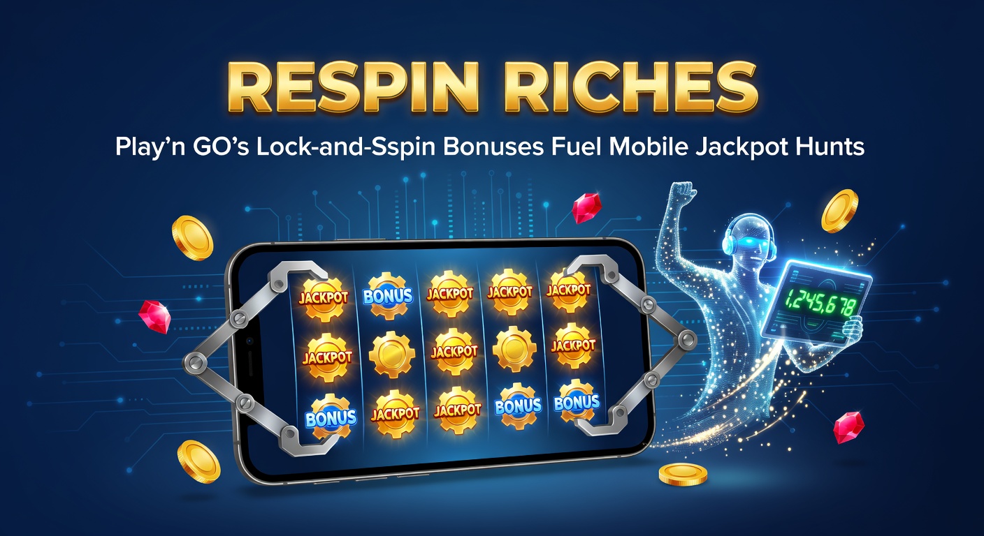 Vibrant screenshot of Respin Riches slot game featuring glowing lock-and-spin symbols and escalating jackpot meters on a mobile screen